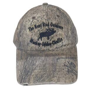 Kati Baseball Cap Hat Beige Camo Elk Idaho The Bent Rod Outdoors OS Adjustable